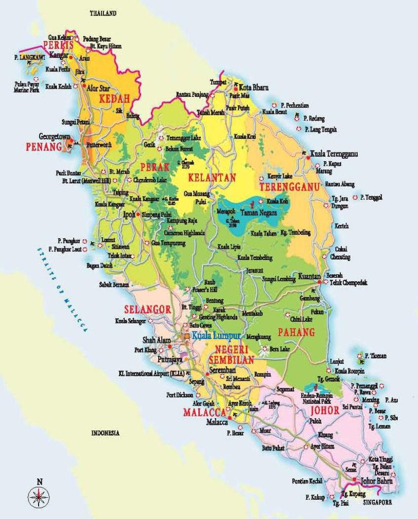 Malaysia Map