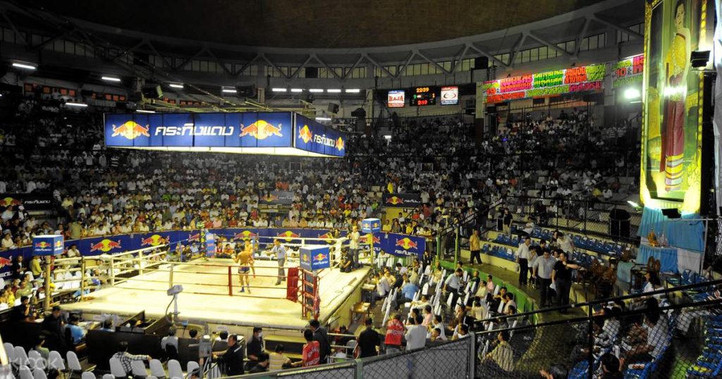 Muay Thai Match at Rajadamnern Stadium