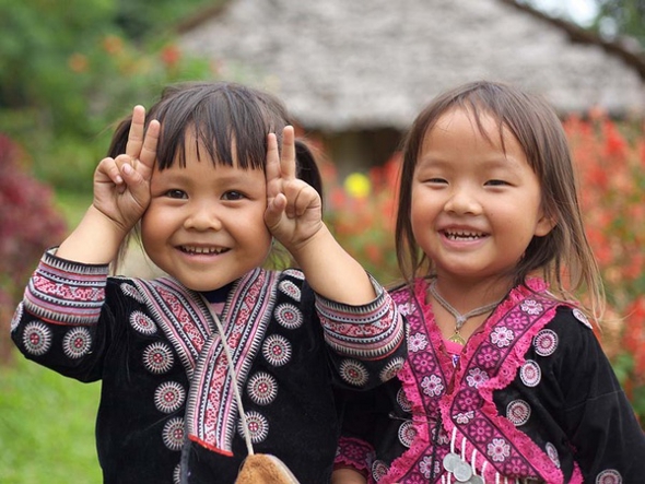 Thai Kids Smiling