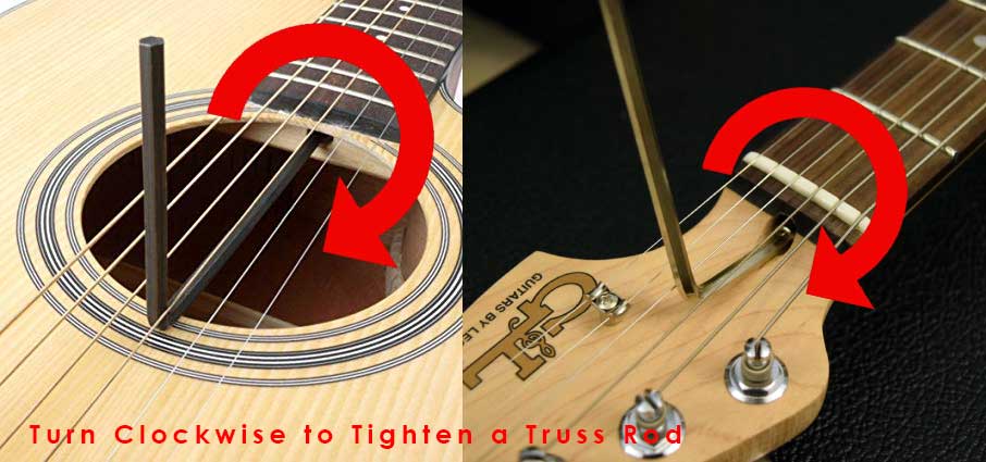 tighten truss rod