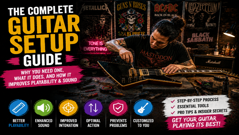 The Complete Guitar Setup Guide: Why You Need One, What It Does, and How It Improves Playability & Sound