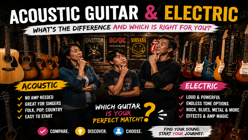 Acoustic or ELectric Guitar to Learn on