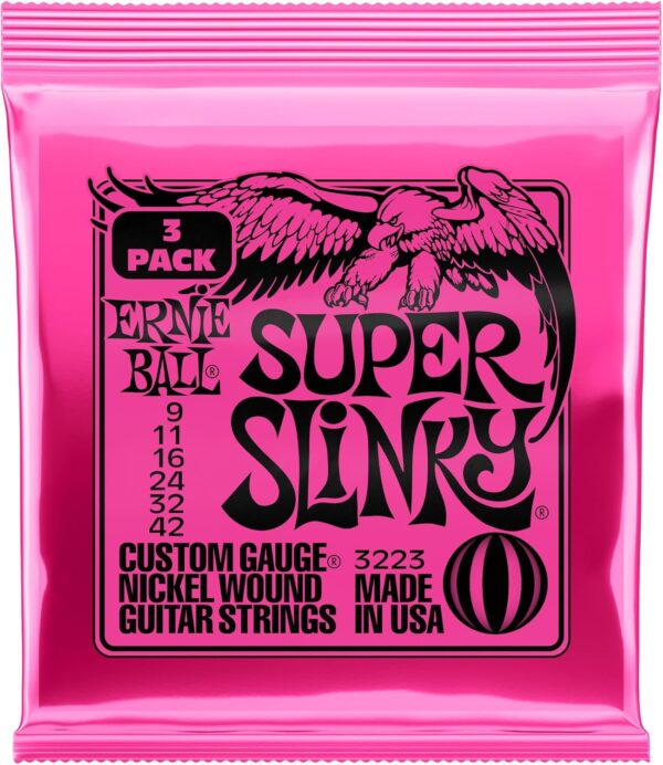 Ernie Ball Super Slinky Nickel Wound Electric Guitar Strings