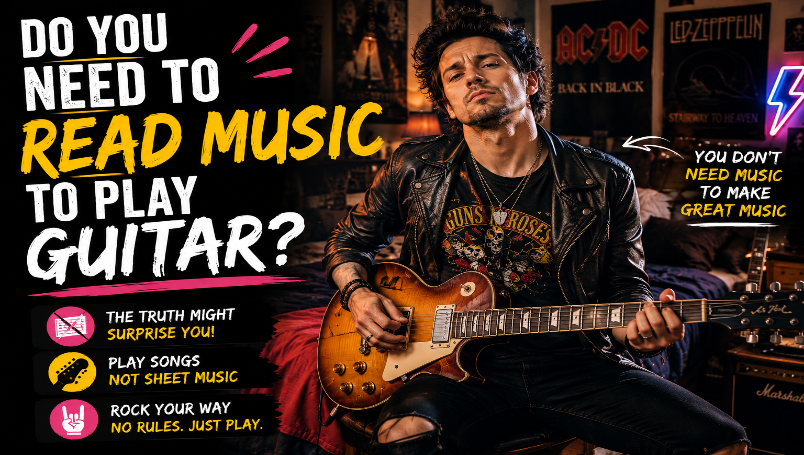 Do you need to read music to play guitar