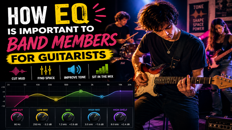 How EQ Is Important to Band Members for Guitarists.