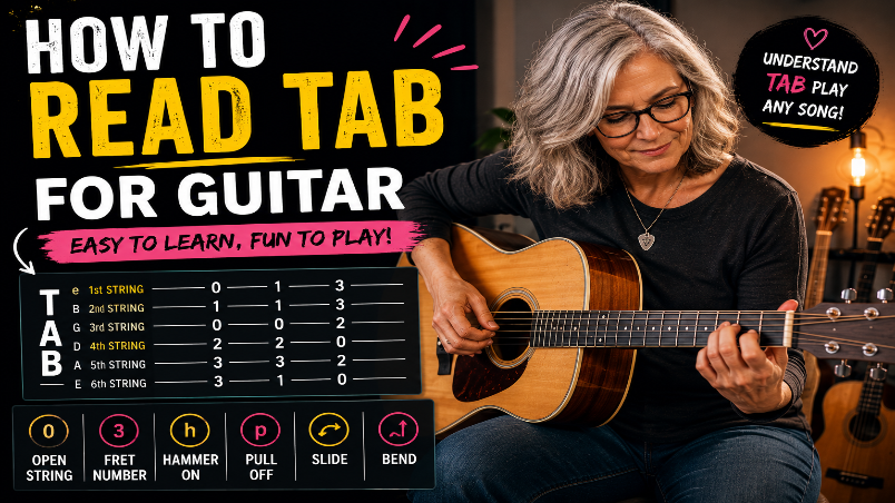 Master the Beginner’s Guide to Reading Guitar Tabs.