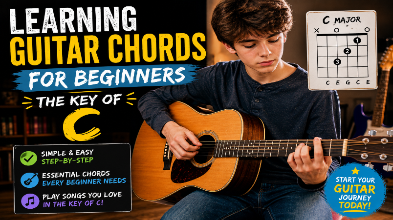 Learning the chords in the Key of C