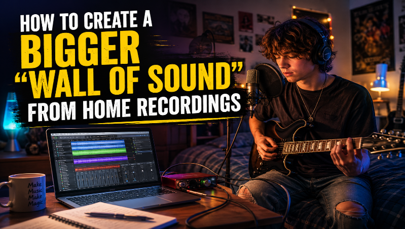 Home Recording Creating a Wall of SOund